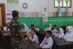 Jelang ujian Babinsa beri dukungan moral kepada siswa