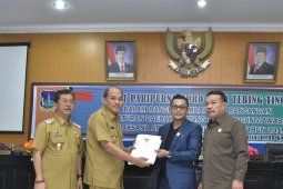 Wali Kota Tebing Tinggi sampaikan nota pengantar LKPJ Tahun 2018