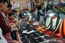 Pesona batu akik "Black Jade" asal Aceh di Pekan Raya Jakarta