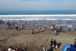 Balawista Sukabumi sudah evakuasi 27 wisatawan tenggelam di laut