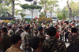 Puluhan Banser kawal sidang kasus Gus Nur