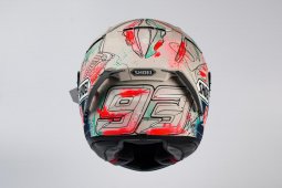 Marquez kenakan helm edisi spesial di Catalunya