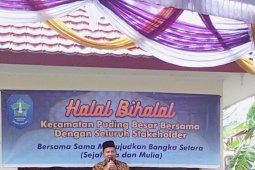 Pemerintah Kecamatan Puding Besar gelar halal bihalal bersama "stakeholders"