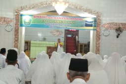 Jamaah calon haji Kotabaru jalani manasik haji