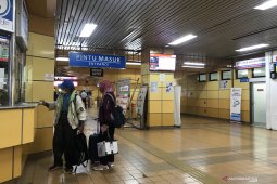 Jelang sidang di MK, tak ada lonjakan penumpang di Stasiun Gondangdia