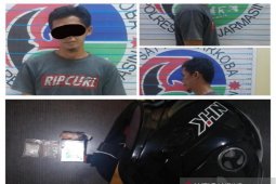 Polisi tangkap pengangguran simpan sabu di helm
