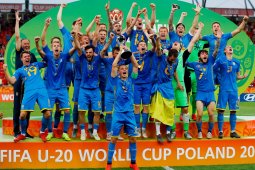Tim U20 Ukraina berhasil juara dunia