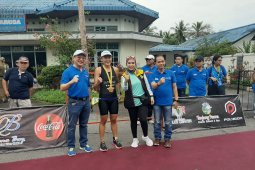 Bupati Bangka evaluasi kegiatan Sungailiat Triathlon