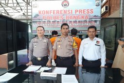 Polisi Bangka berhasil amankan empat pelaku kejahatan