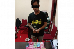 Polsek Anjongan tangkap pelaku tindak pidana narkoba