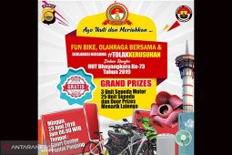 HUT Bhayangkara ke-73, Polda Bengkulu gelar fun bike berhadiah umroh