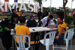 Polda  gelar pengobatan gratis di  Siring Sudirman