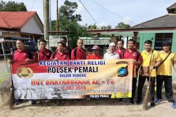 Personel Polisi Sektor Pemali gelar kegiatan bakti relegi