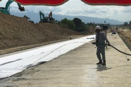 Seksi 4 pembangunan jalan tol Banda Aceh-Sigli terus  dikebut