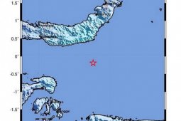 Gempa bermagnitudo 5 getarkan Bolaang Uki Sulawesi Utara