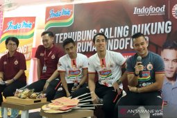 Tiga pemain Persija sapa penggemar di Jakarta Fair