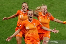 Belanda melaju ke final Piala Dunia Putri usai kalahkan Swedia 1-0