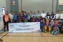 KAI salurkan bantuan alat musik untuk warga binaan LP Tulungagung