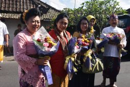 Tim verifikasi UP2K PKK nasional kunjungi Banjar Desa Sinduwati Karangasem