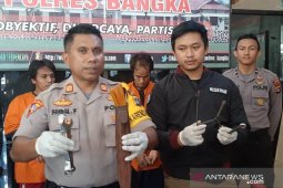 Satreskrim Polres Bangka amankan dua pelaku curanmor