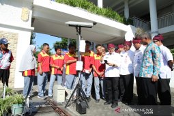 Pelajar SMK Banyuwangi kembangkan teknologi penyiraman lahan pertanian
