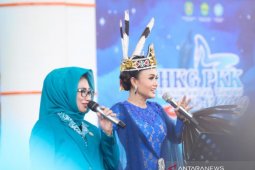 Yuni Shara tampil pada puncak peringatan tiga event di Kutim