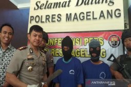 Polisi tahan dua pelaku pembacokan dan pencurian