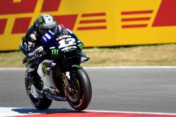 Maverick Vinales tercepat di sesi pemanasan GP Belanda