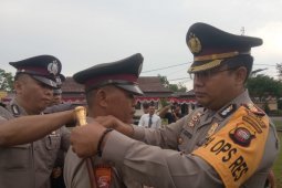 35 anggota Polres Bengkayang naik pangkat