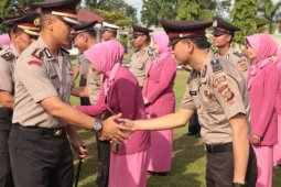 Puluhan personel Polres Aceh Utara naik pangkat