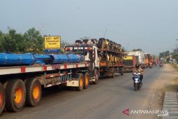 Jalintim Mesuji tetap macet panjang