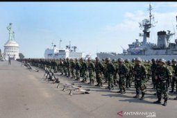 Prajurit Marinir TNI AL ikut gelar kesiapsiagaan Satgasla PPRC