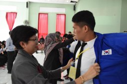 148 pekerja dilepas  ke Korea Selatan