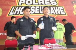 Polisi Lhokseumawe bongkar peredaran sabu dan tangkap empat pria