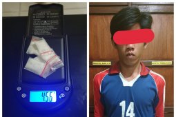 Polres Bangka Barat ringkus empat pengedar sabu-sabu