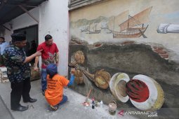 Mural di gampong keberagaman