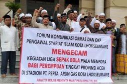 Mahasiswa UIN Ar-Raniry tolak kompetisi U-17 puteri