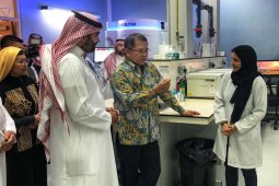 The first Indonesian guest to Saudi Arabia's KACST