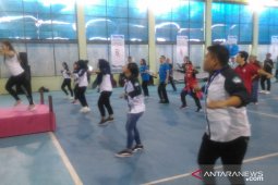 Senam pagi ramaikan perayaan HUT ke-66 BI di Ambon