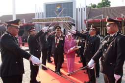 46 anggota Polresta Sidoarjo ikuti wisuda purnabakti