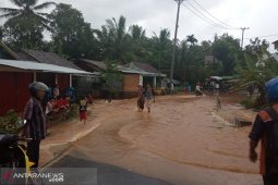 Sejumlah permukiman di Kota Bengkulu terendam banjir