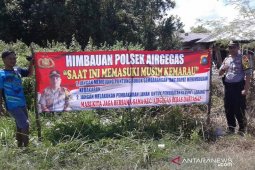 Polsek Air Gegas imbau tidak buka lahan dengan cara dibakar