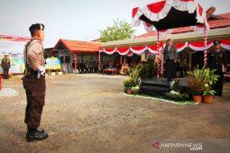 Bupati  pimpin upacara HUT  ke-73 Bhayangkara