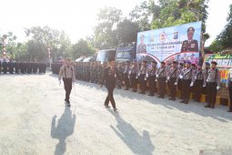 Bupati pimpin upacara HUT Bhayangkara ke-73