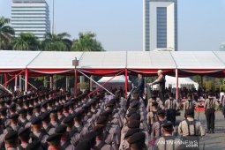 Presiden Jokowi minta Polri tingkatkan kualitasc SDM