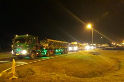 Polisi kawal mobilisasi alat pengeboran gas proyek JTB di Bojonegoro