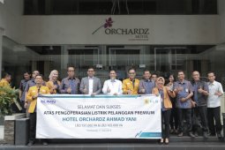Hotel Orchardz Ayani jadi pelanggan premium tegangan rendah PLN pertama di Kalbar