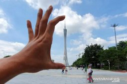 Nikmati kota "kembaran" Surabaya dari Canton Tower (Video)