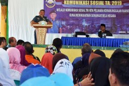 Lantamal IX/ Ambon tingkatkan sinergitas dengan komsos di Negeri Tial
