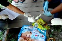 Pedagan kue temukan sabu-sabu 18,8 kg